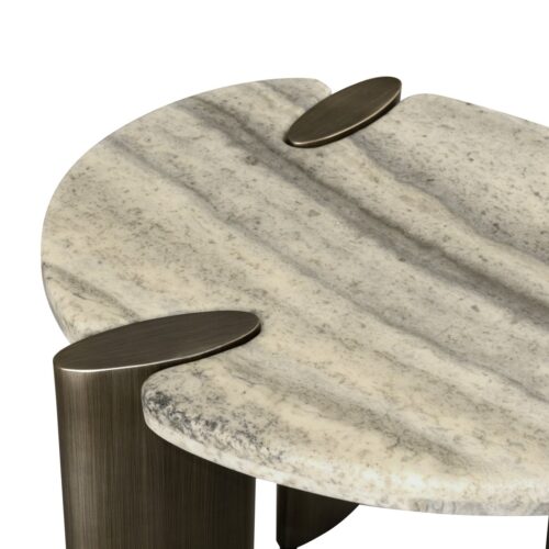Table d'appoint Arcadia gris Richmond Interiors — vue 5