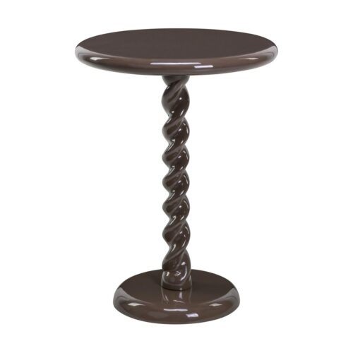 Bouts de canapé Richmond Interiors Table d'appoint Caspian brun châtaigne Richmond Interiors