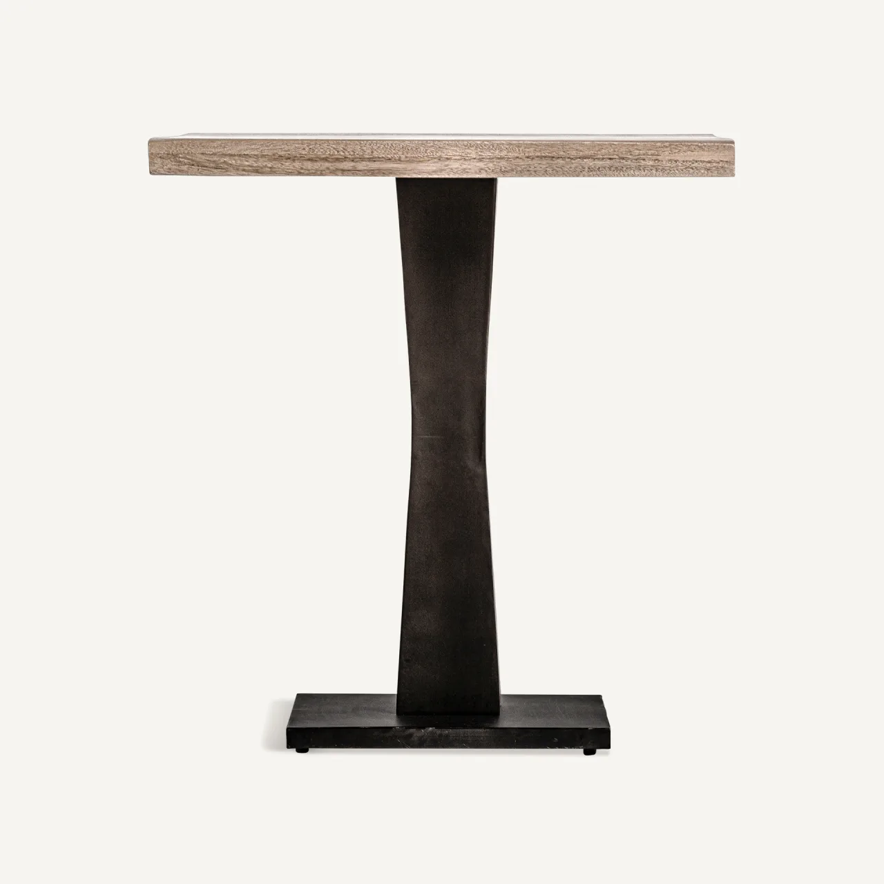 Table de bar Bugle manguier et fer 70 x 70 Vical Home