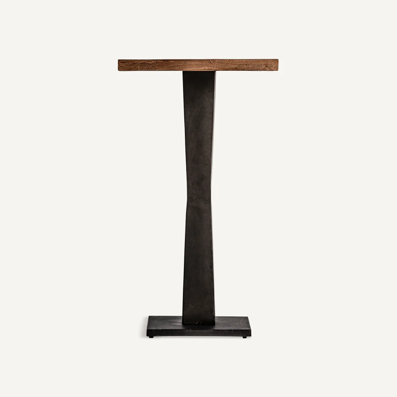 Table de bar Bugle manguier noir et fer naturel Vical Home