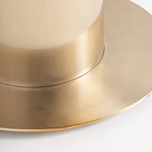 Table de bar Naustdal doré et blanc Vical Home — vue 3