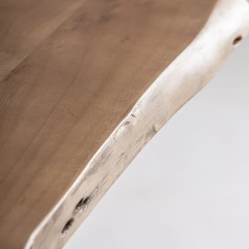 Table de bar Stow manguier et fer noir Vical Home — vue 6