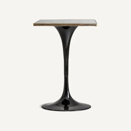 Table de bar Than acier noir 70 x 70 Vical Home