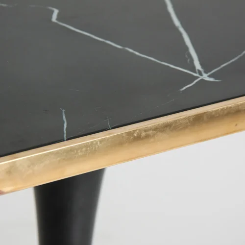 Table de bar Than acier noir 70 x 70 Vical Home — vue 3