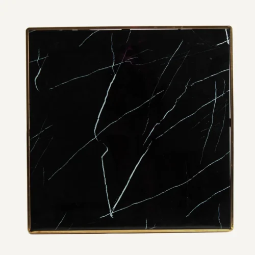 Table de bar Than acier noir 70 x 70 Vical Home — vue 4