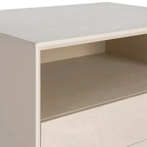 Table de chevet 1 tiroir crème Ixia 50 cm — vue 5