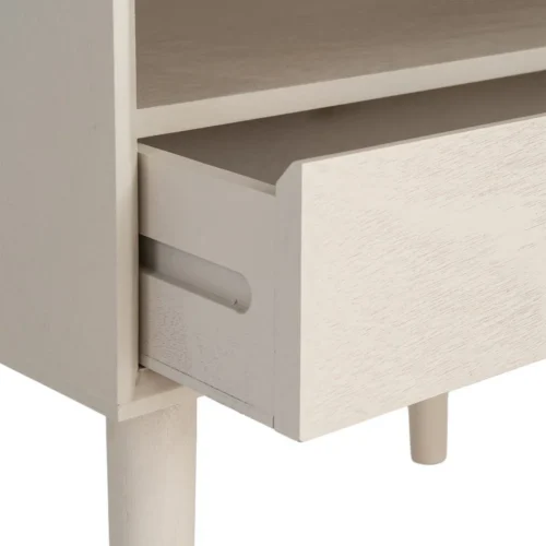 Table de chevet 1 tiroir crème Ixia 50 cm — vue 6