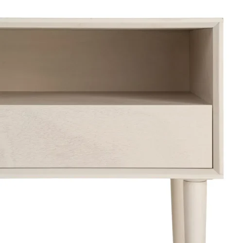 Table de chevet 1 tiroir crème Ixia 50 cm — vue 7