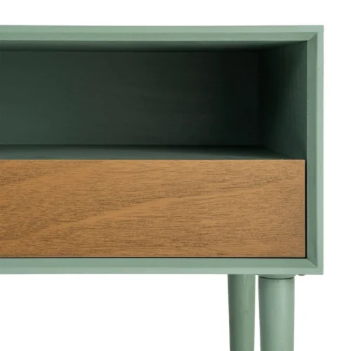 Table de chevet 1 tiroir vert Ixia 50 cm — vue 7