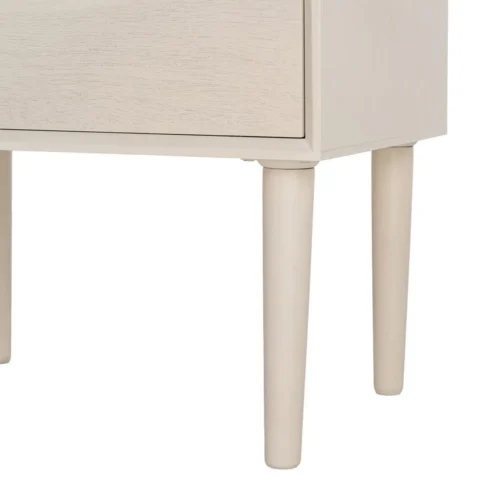 Table de chevet à tiroirs crème Ixia 50 cm — vue 8