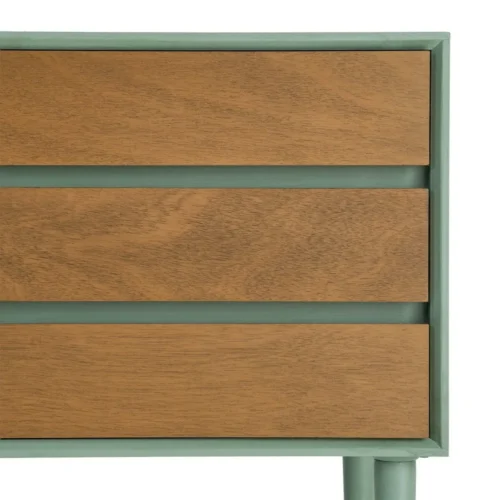 Table de chevet à tiroirs vert Ixia 62 cm — vue 7