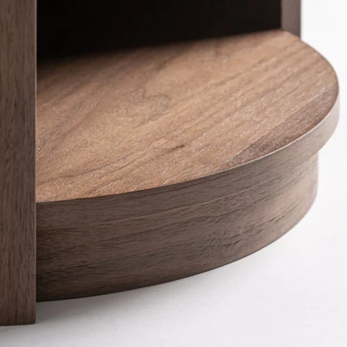 Table de chevet Allevard noyer Vical Home — vue 4