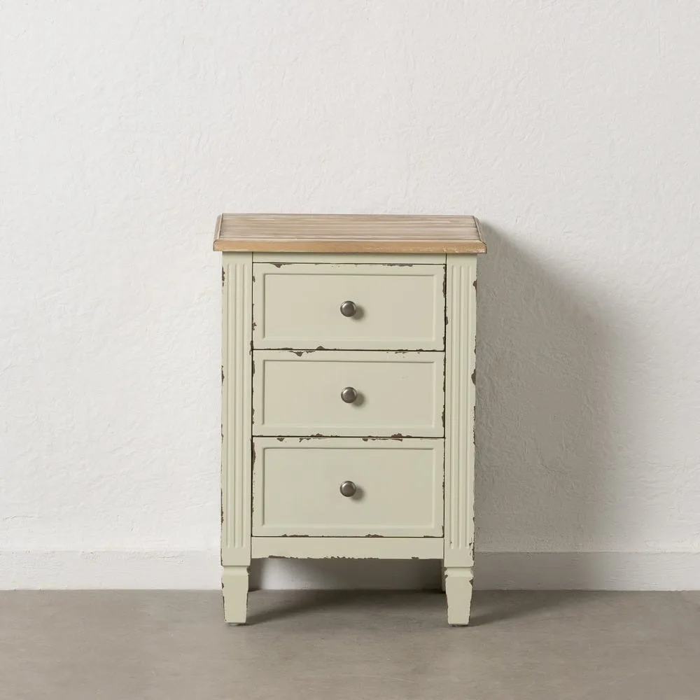 Table de chevet beige Ixia 45 cm