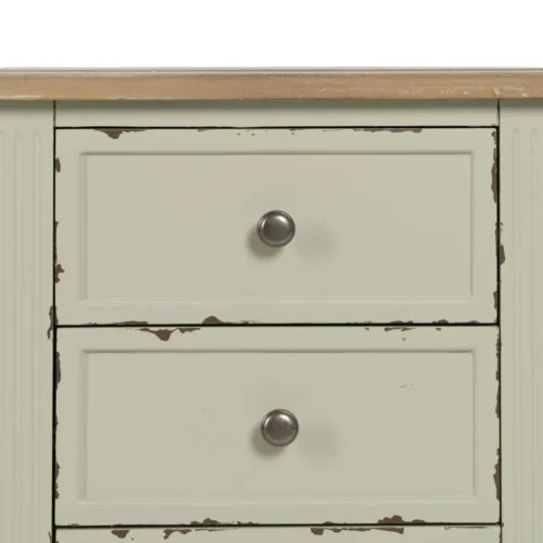Table de chevet beige Ixia 45 cm — vue 7
