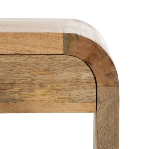 Table de chevet bois de manguier naturel Ixia 45 cm — vue 9
