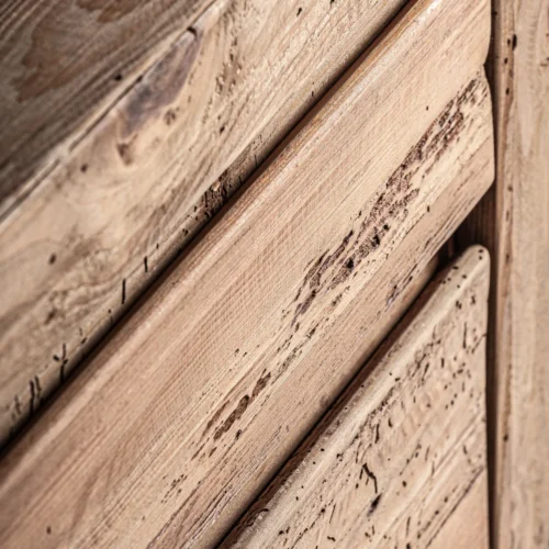 Table de chevet Breive pin recyclé vieilli Vical Home — vue 5