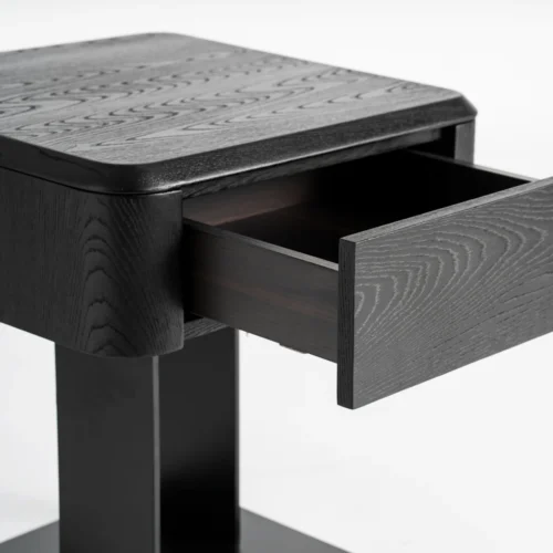 Table de chevet Caiza orme noir Vical Home — vue 6