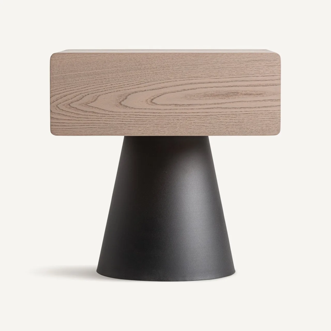 Table de chevet Crolles sable et noir Vical Home