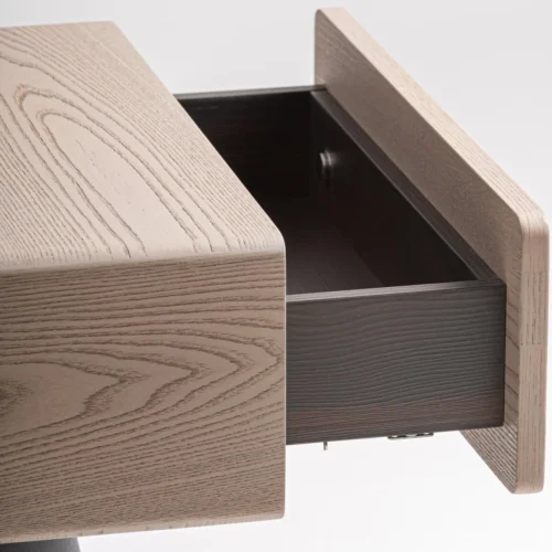 Table de chevet Crolles sable et noir Vical Home — vue 5