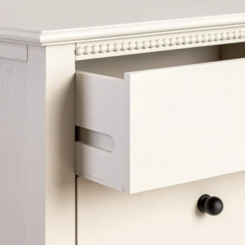 Table de chevet gris clair 43 cm Ixia — vue 2