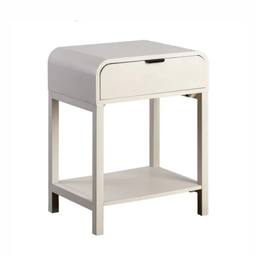 Table de chevet gris clair Ixia 48 cm