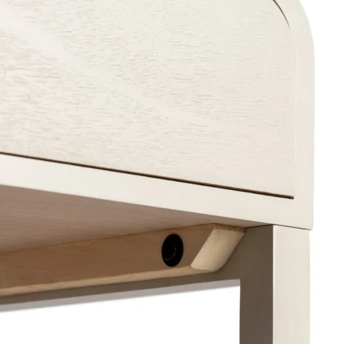 Table de chevet gris clair Ixia 48 cm — vue 3