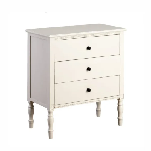 Table de chevet gris clair large Ixia 61 cm