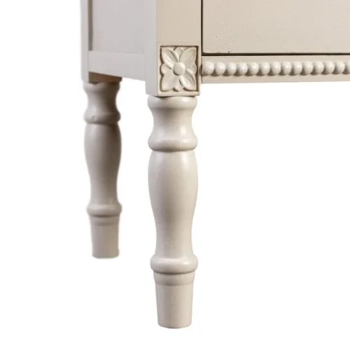 Table de chevet gris clair large Ixia 61 cm — vue 4