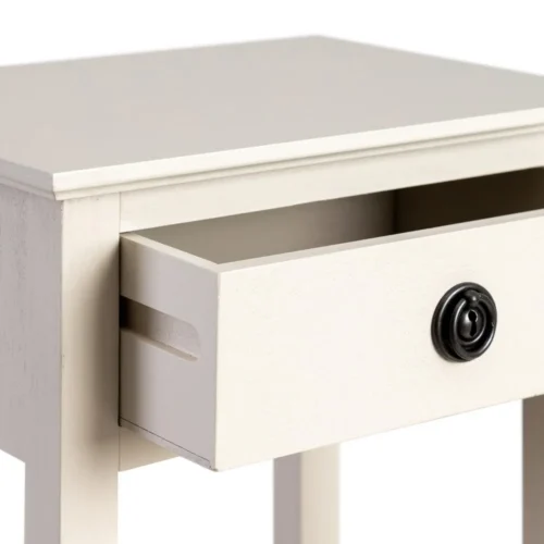 Table de chevet gris clair niche Ixia 40 cm — vue 2