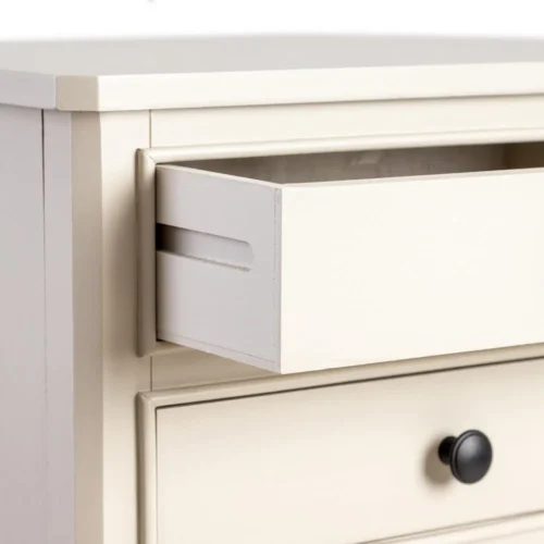 Table de chevet gris clair pieds hauts Ixia 40 cm — vue 2