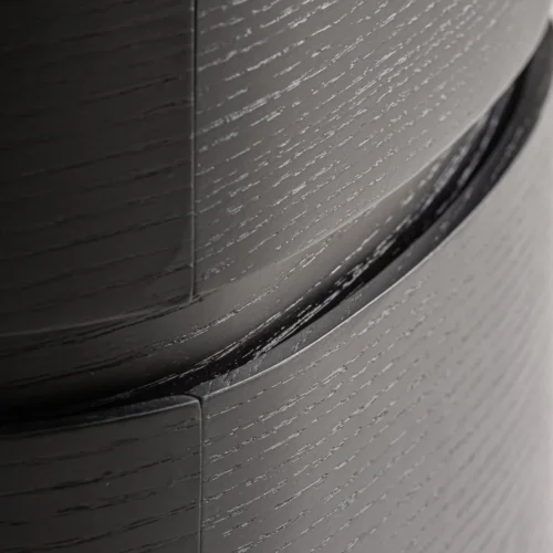 Table de chevet Isola noir et céramique blanche Vical Home — vue 5
