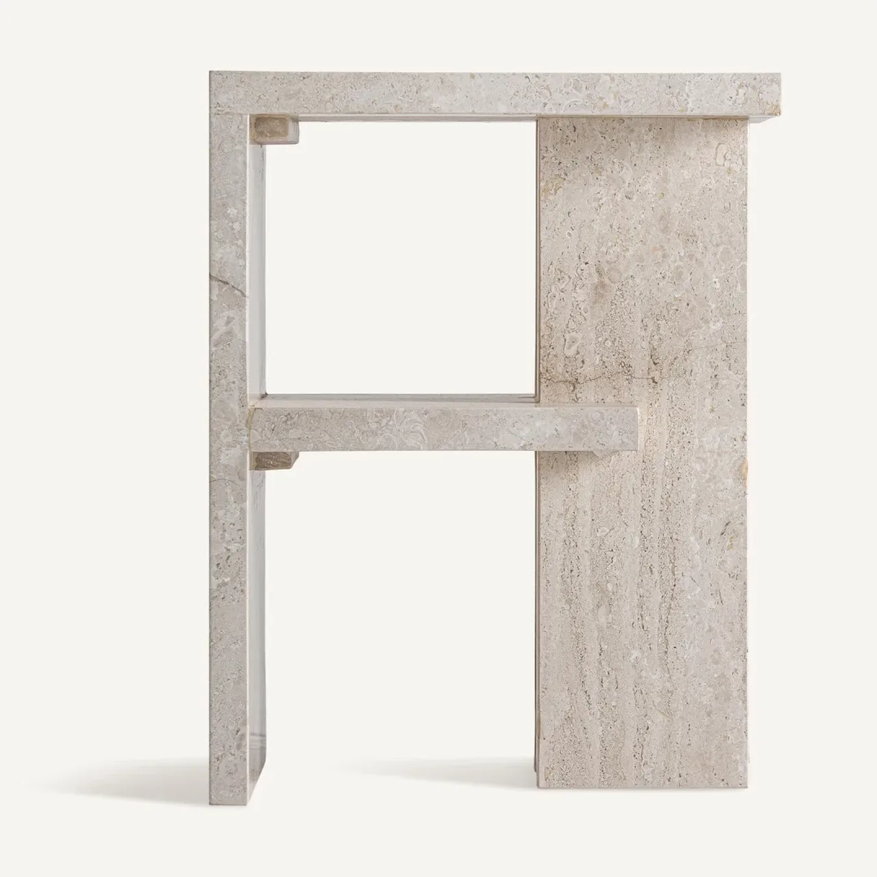 Table de chevet Korba marbre beige Vical Home