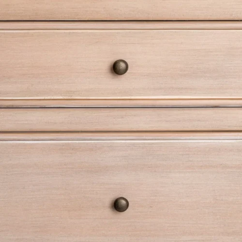 Table de chevet marron clair 3 tiroirs Ixia 65 cm — vue 6