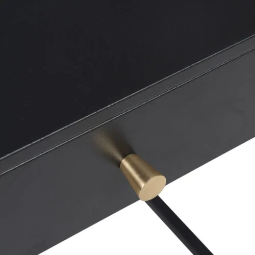 Table de chevet métal noir Ixia 43 cm — vue 6