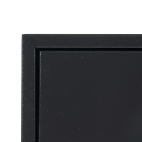 Table de chevet métal noir Ixia 43 cm — vue 7