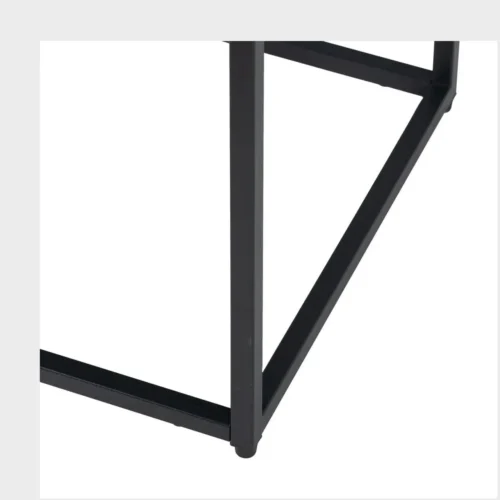 Table de chevet métal noir Ixia 43 cm — vue 8