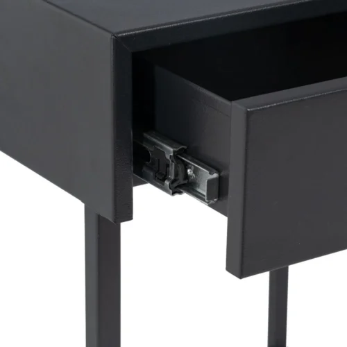 Table de chevet métal noir Ixia 43 cm — vue 9