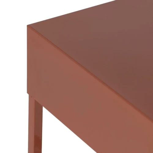 Table de chevet métal terre cuite Ixia 43 cm — vue 4