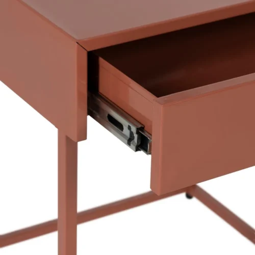 Table de chevet métal terre cuite Ixia 43 cm — vue 5