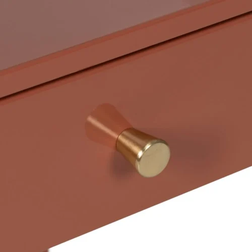 Table de chevet métal terre cuite Ixia 43 cm — vue 6