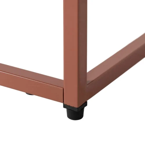 Table de chevet métal terre cuite Ixia 43 cm — vue 9