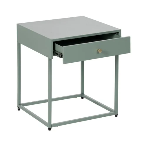 Table de chevet métal vert Ixia 43 cm — vue 3