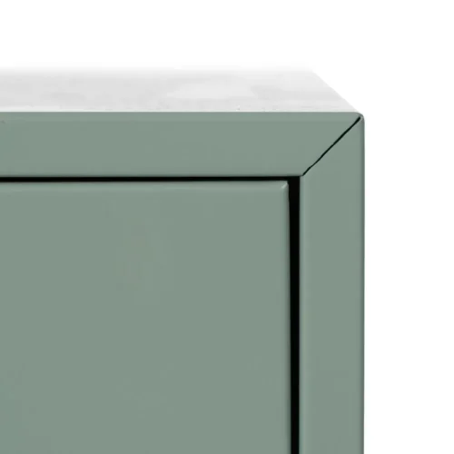 Table de chevet métal vert Ixia 43 cm — vue 7