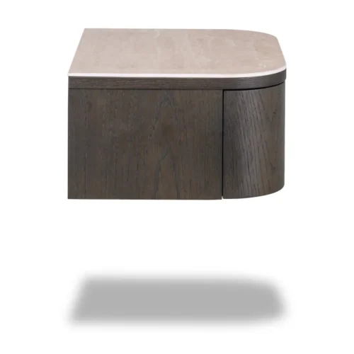 Table de chevet Nando marron murale Richmond Interiors — vue 5