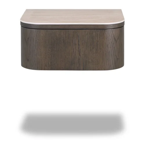 Table de chevet Nando marron murale Richmond Interiors — vue 7