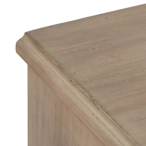 Table de chevet naturel pieds bas Ixia 48 cm — vue 5