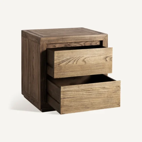 Table de chevet Norvik orme marron Vical Home — vue 3