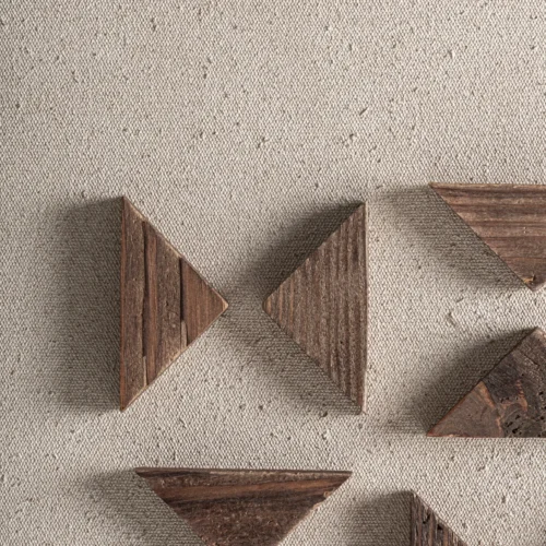 Tableau Akrin bois de pin recyclé marron Vical Home — vue 2