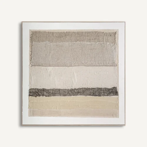 Tableau Bavois blanc cassé et pin clair Vical Home