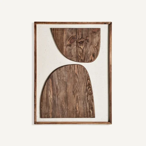 Tableau Crissey pin recyclé marron Vical Home